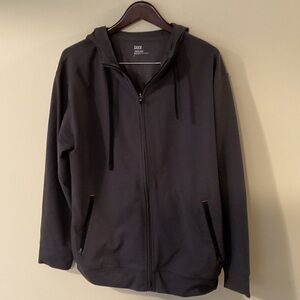 Saxx Men's Dark Gray Zip-Up Sweater